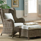 Exuma 2 PC Occasional Chair Set w/beige cushion