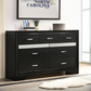 Miranda 7-drawer Dresser Black 206363