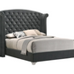 Melody 4-piece Eastern King Bedroom Set Grey 223381KE-S4 Coming Soon