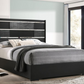 Blacktoft Wood Queen Panel Bed Black 207101Q