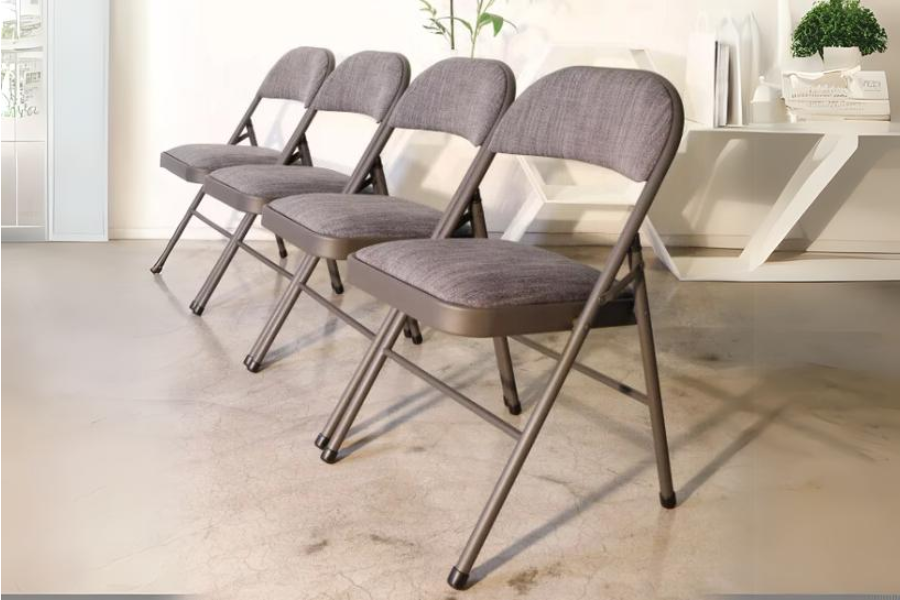 Maxchief Upholstered Padded Folding Chair