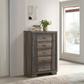 Janine 5-drawer Bedroom Chest Grey 223555 Comming Soon