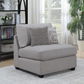 Cambria Upholstered Armless Chair Grey	551511