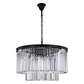 Sydney 8 Light 32 inch Matte Black Chandelier Ceiling Light, Urban Classic