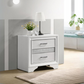 Miranda 2-drawer Nightstand White 205112