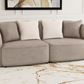 Townsend Chenille Upholstered Rolled Arm Sofa Latte	504754 Comming Soon