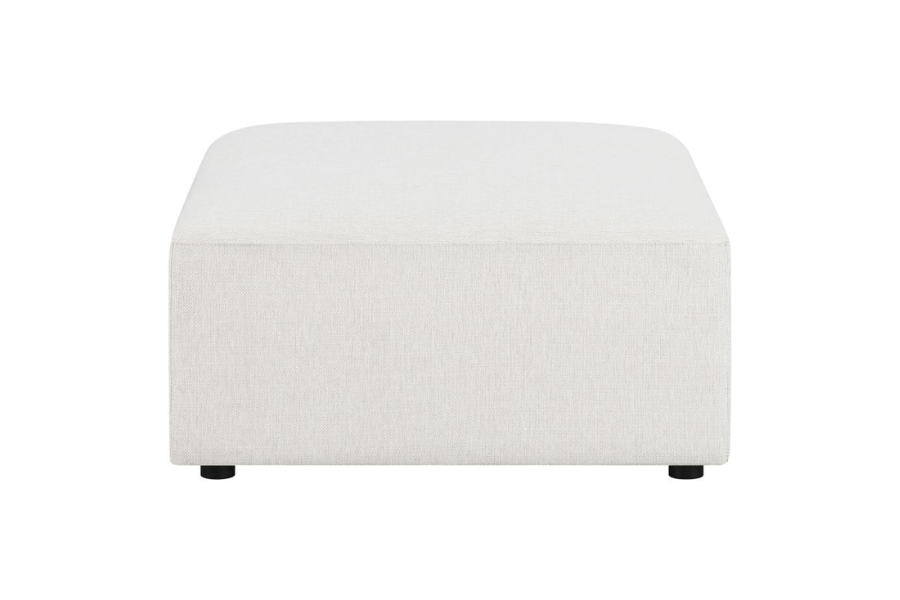 Freddie Square Upholstered Ottoman Pearl 551643