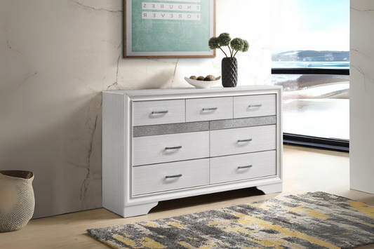 Miranda 7-drawer Dresser White 205113