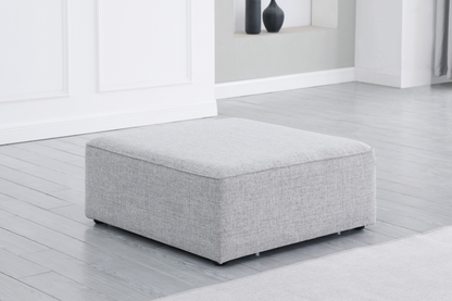 Cube Modular Ottoman SKU: 630Grey-Ott