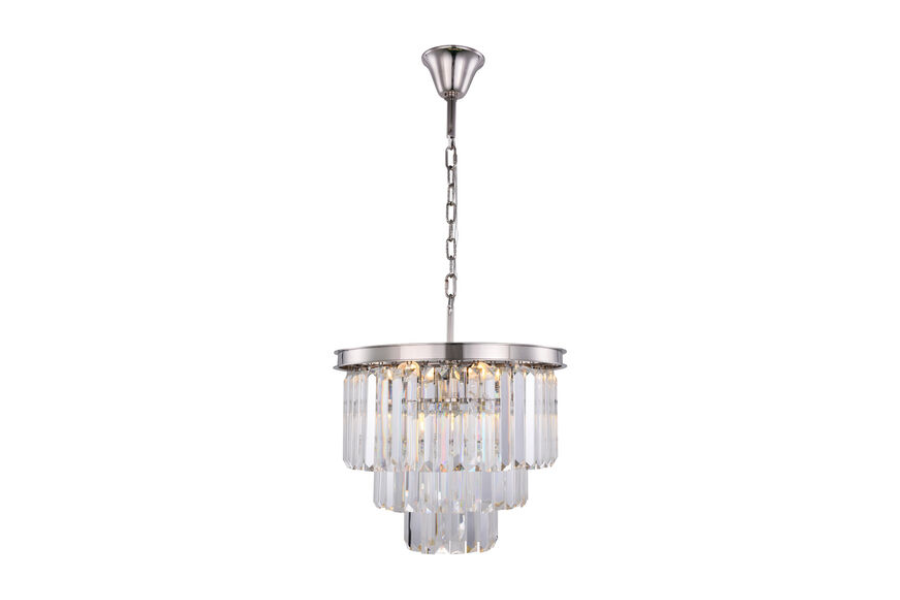 Sydney 9 Light 20 inch Polished Nickel Chandelier Ceiling Light, Urban Classic