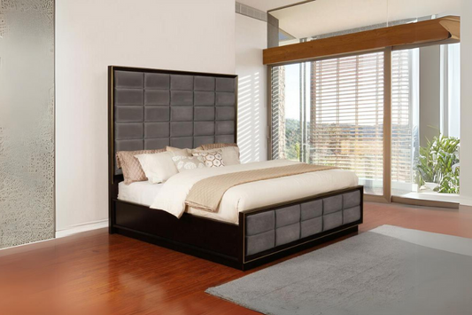 Durango 77-inch Queen Panel Bed Smoked Peppercorn 223261Q