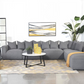 Jennifer 6-piece Upholstered Modular Sectional Grey 551594-SET