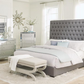 Camille 4-piece Queen Bedroom Set Metallic Mercury	300621Q-S4