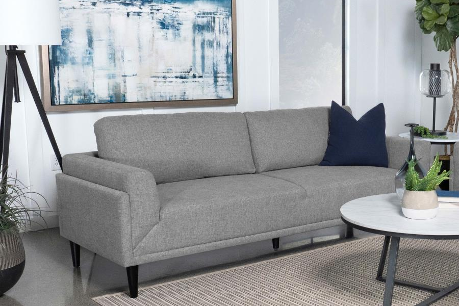 Rilynn Upholstered Track Arm Sofa Grey 509524