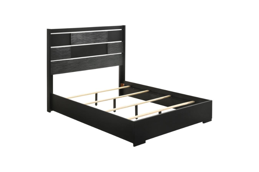 Juego de dormitorio de 5 piezas Eastern King de Blacktoft, color negro 207101KE-S5 