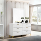 Kendall 6-drawer Dresser with Mirror White 224403M