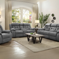 Higgins 3-piece Upholstered Motion Reclining Sofa Set Grey  602261-S3 Comming Soon