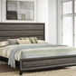 Watson Wood Eastern King Panel Bed Grey Oak 212421KE