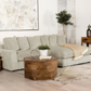 Blaine Upholstered Reversible Chaise Sectional Sofa Sand 509899