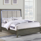 Kieran Wood Queen LED Panel Bed Grey	224741Q