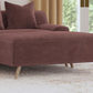 Elizabeth Corduroy Upholstered Ottoman Wine Red 503959