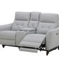 Loveseat eléctrico de tela Alpendale con reposacabezas eléctricos