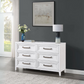 Marielle 6-drawer Bedroom Dresser Distressed White 224843