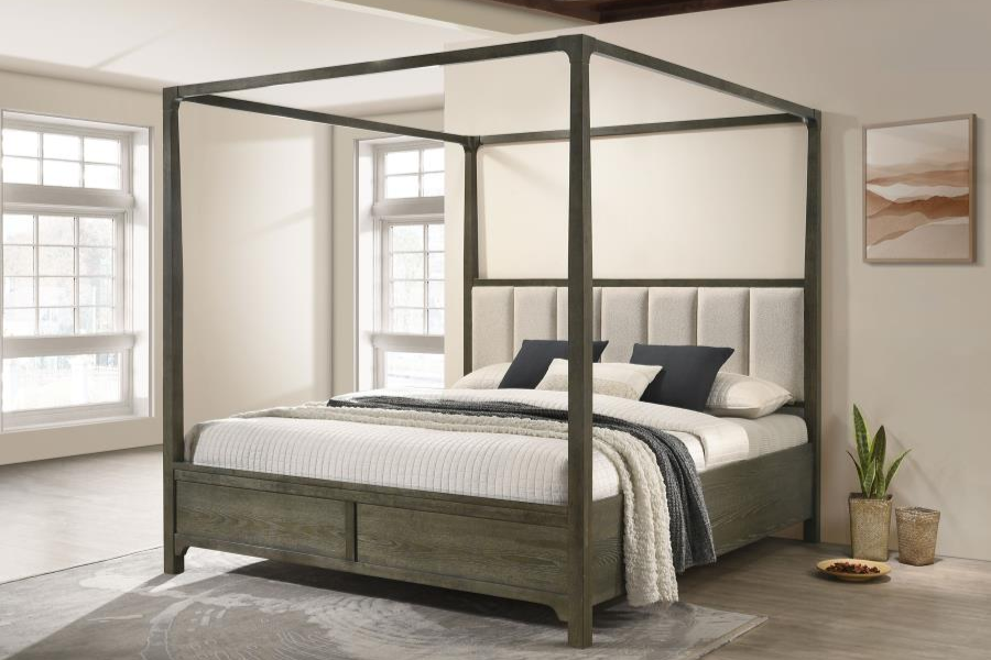 Gran Park Queen Canopy Bed Dark Coc 224931Q