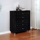 Deanna 5-drawer Bedroom Chest Black 206105