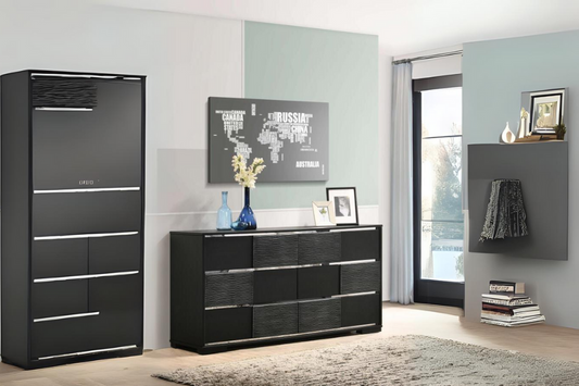 Blacktoft 6-drawer Dresser Black 207103