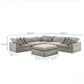 Sereen 5-piece Fabric Modular Sectional Floor Model 188759