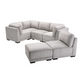 Belize Fabric Sectional Floor Model