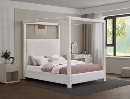 Cama de tela Eden Boucle