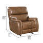 Barcalounger Presley Leather Power Rocker Recliner with Power Headrest