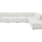 Sunny 6-piece Upholstered Modular Sectional Sofa Natural	551621-SET