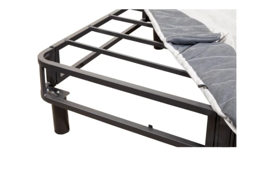 Somier de metal EnForce de 7" con soporte para cabecera y patas 