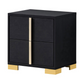 Marceline 2-drawer Nightstand Black 222832