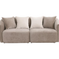 Townsend Chenille Upholstered Rolled Arm Sofa Latte	504754 Comming Soon