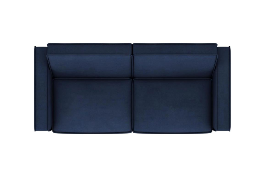 Gretchen Upholstered Convertible Sleeper Sofa Bed Navy Blue 360240