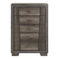 Janine 5-drawer Bedroom Chest Grey 223555 Comming Soon