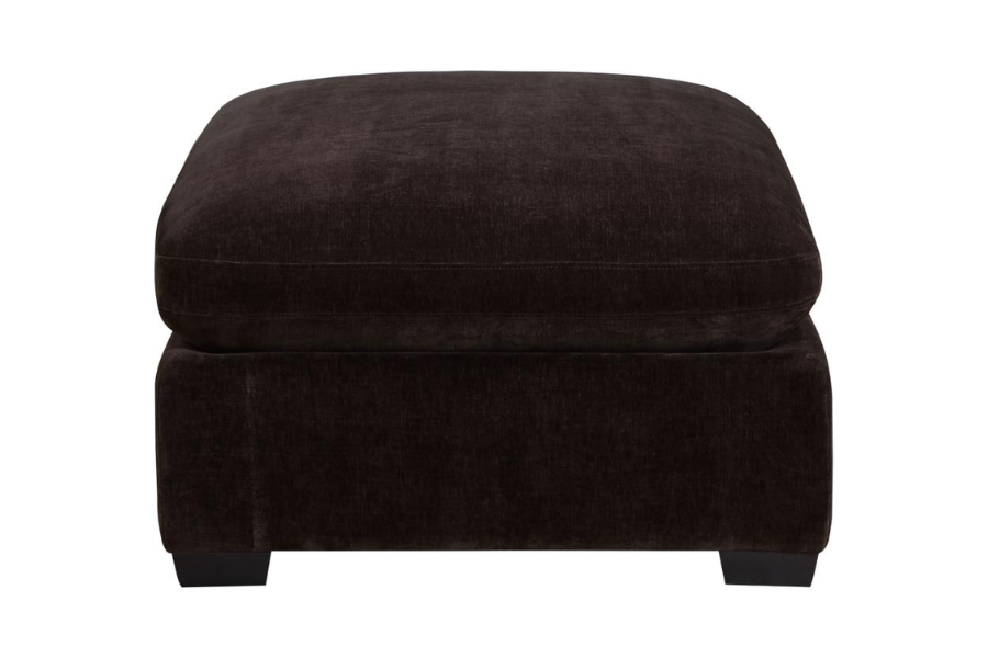 Lakeview Rectangular Upholstered Ottoman Dark Chocolate 551466