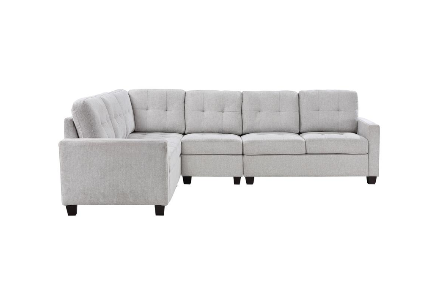 Georgina 4-piece Upholstered Modular Sectional Sofa Beige 551705-SET