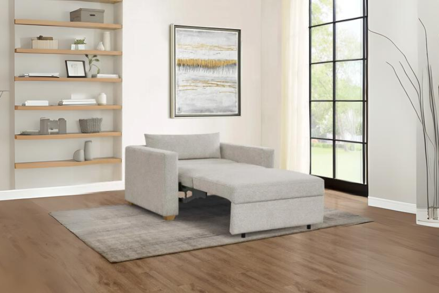 Sillón convertible para dormir de tela Thomasville Dillard, tamaño doble, modelo de piso