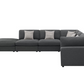 Serene 6-piece Upholstered Modular Sectional Sofa Charcoal 551324-SET