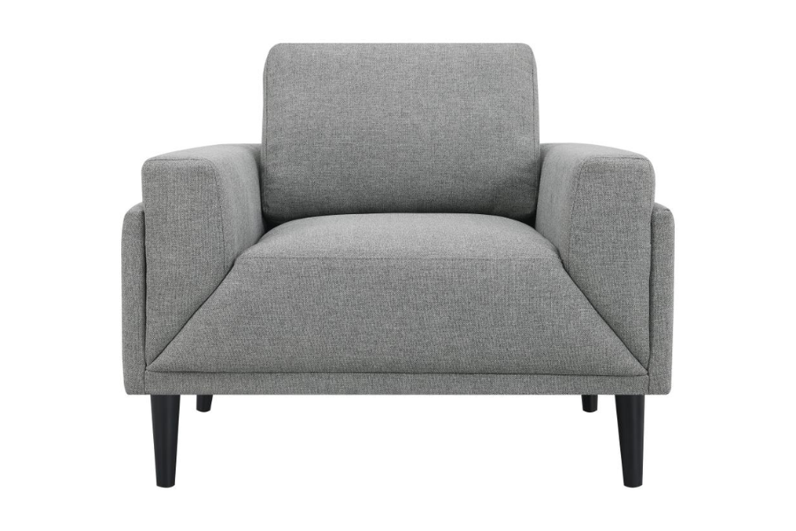 Rilynn Upholstered Track Arm Accent Chair Grey 509526