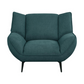 Acton Upholstered Flared Arm Accent Chair Teal Blue 511163