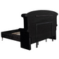 Deanna 5-piece Eastern King Bedroom Set Black 206101KE-S5