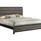 Watson Wood Eastern King Panel Bed Grey Oak 212421KE