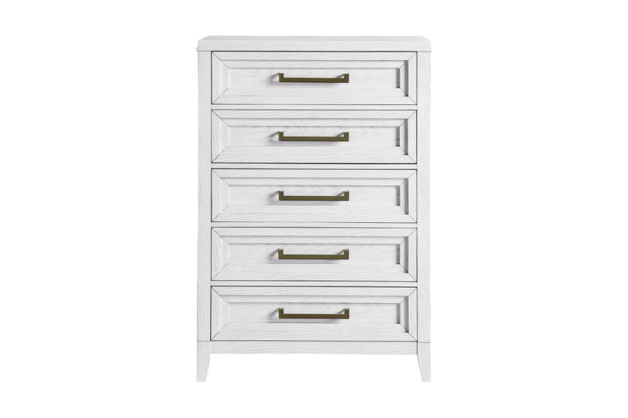 Marielle 5-drawer Bedroom Chest Distressed White 224845