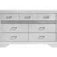 Miranda 7-drawer Dresser White 205113